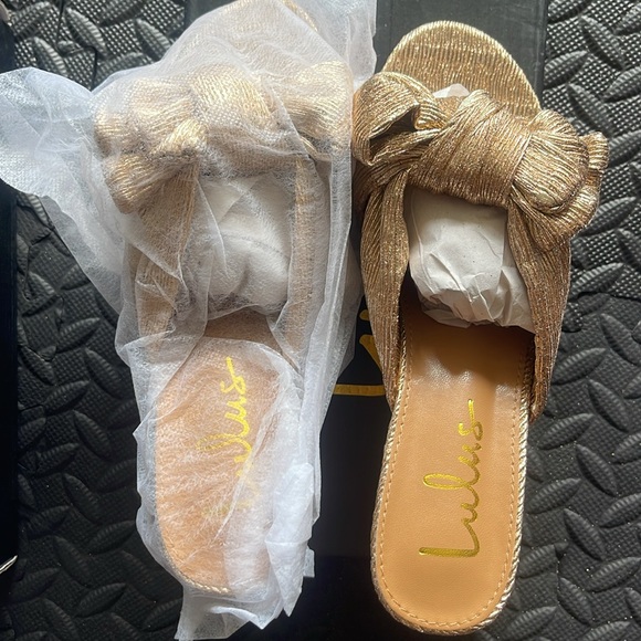 Dorothea Rose Gold Knotted High Heel Sandals. NWT/Never Worn. SIZE 8 - Picture 9 of 12